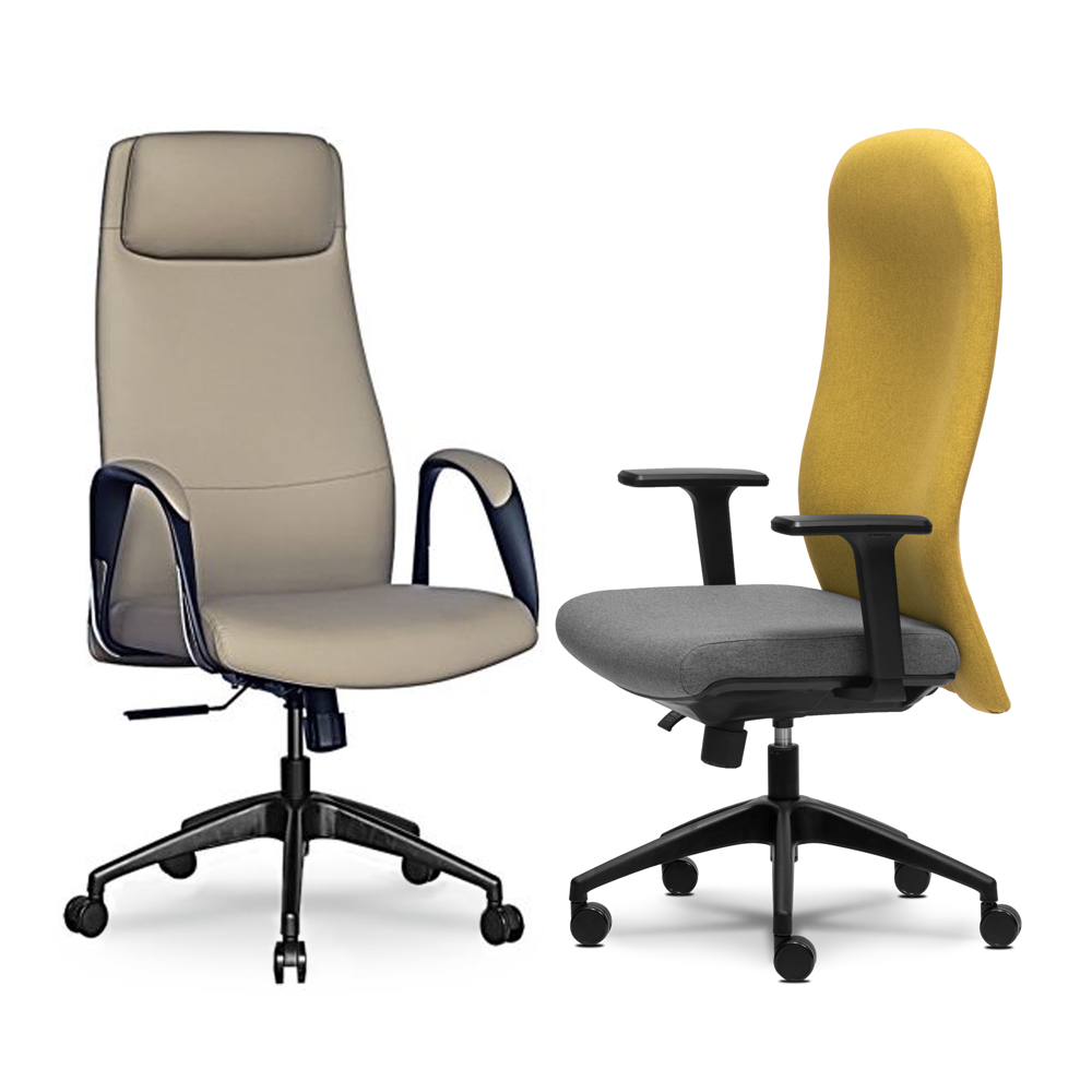 Ergonomic black mesh office chair with adjustable armrests and lumbar support